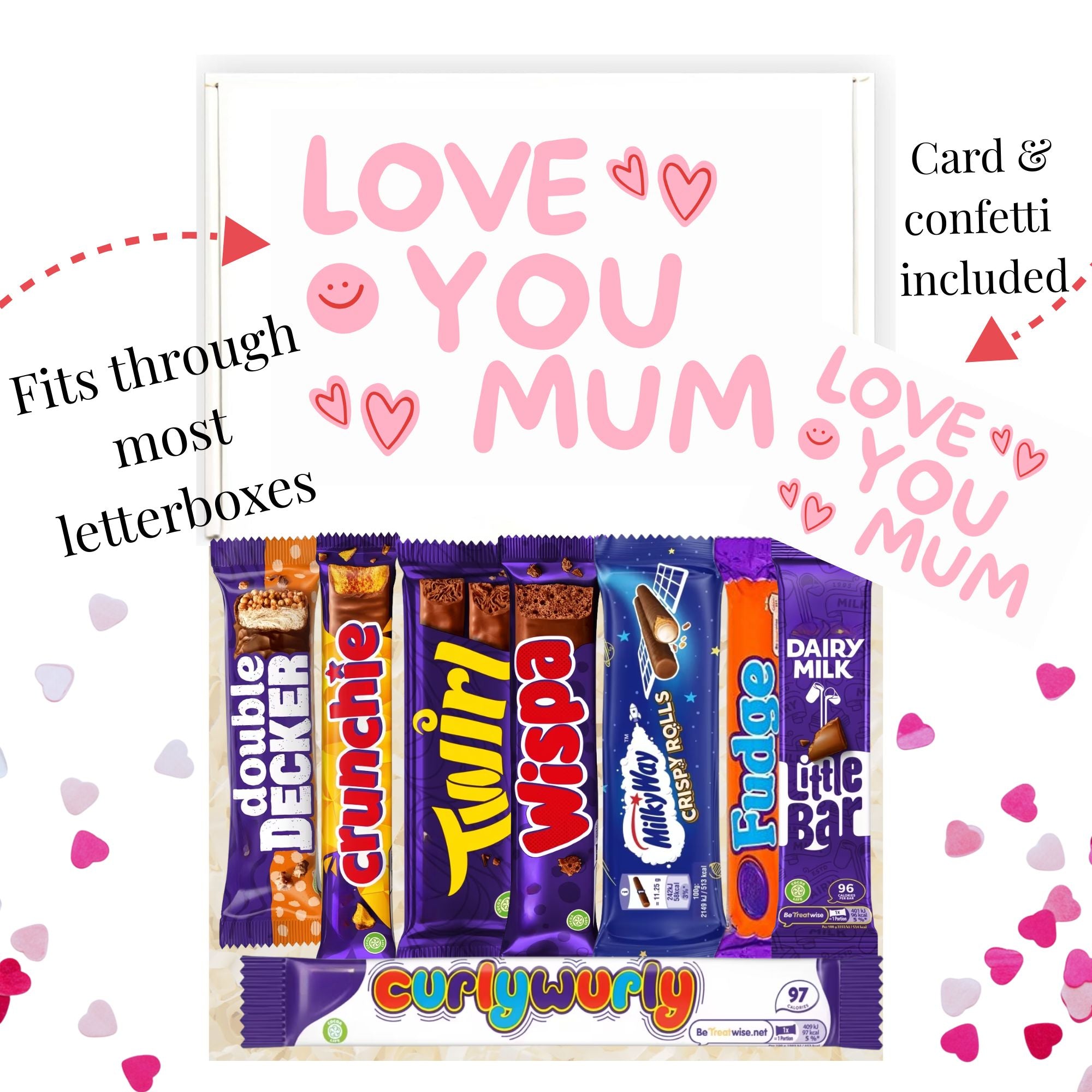 Love You Mum Chocolate Letterbox Gift Box