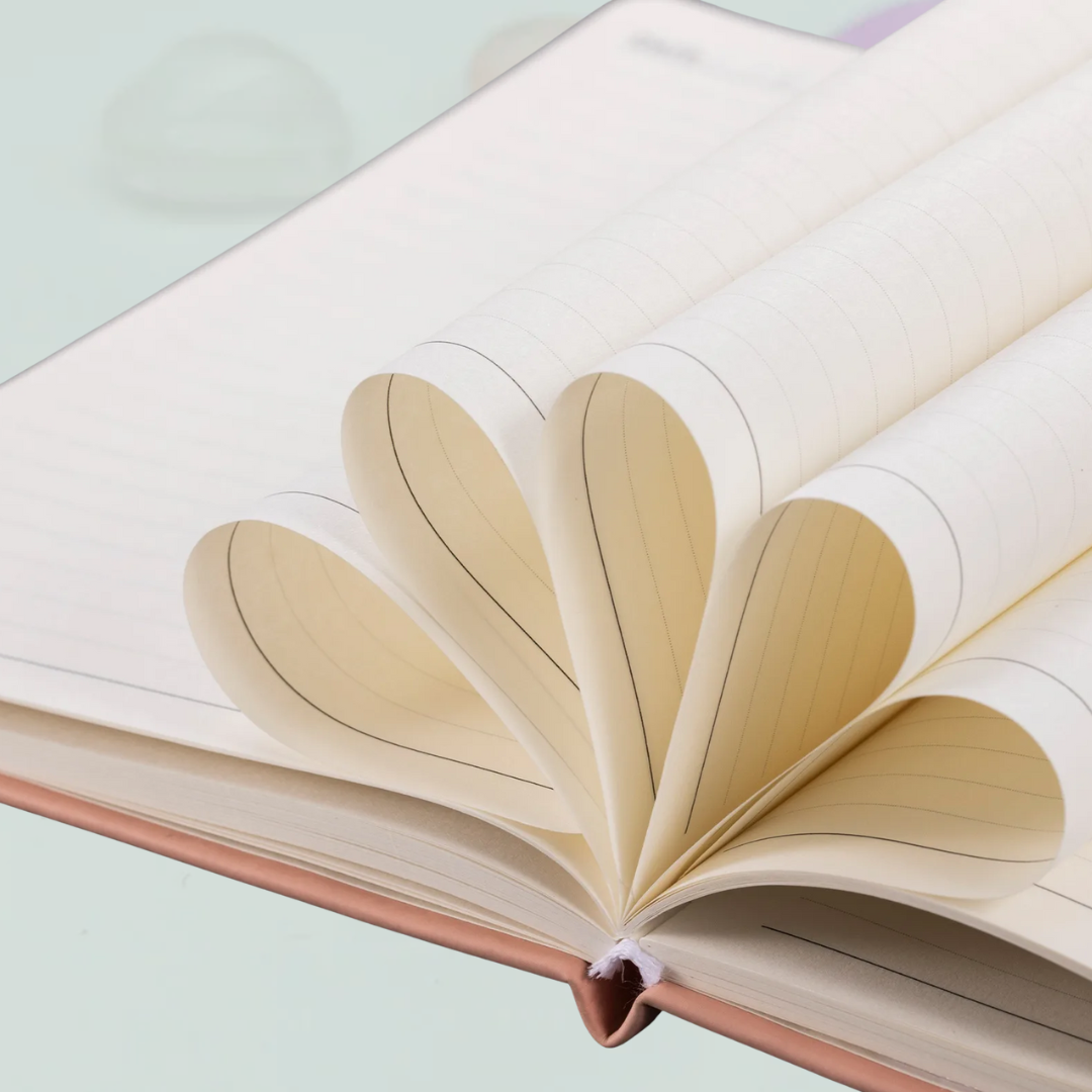 Rose Gold Cover A6 Notebook