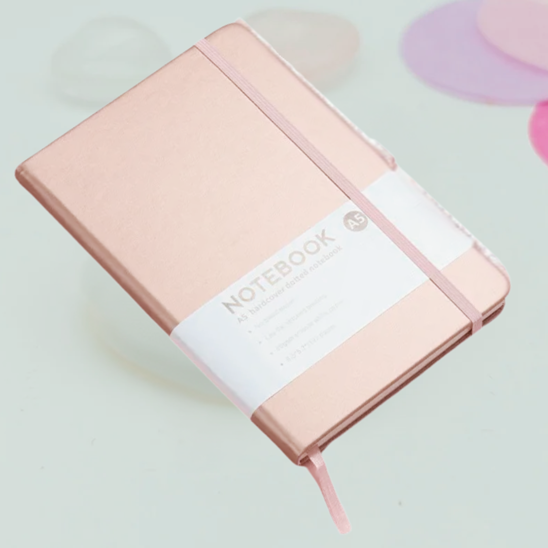 Rose Gold Cover A6 Notebook