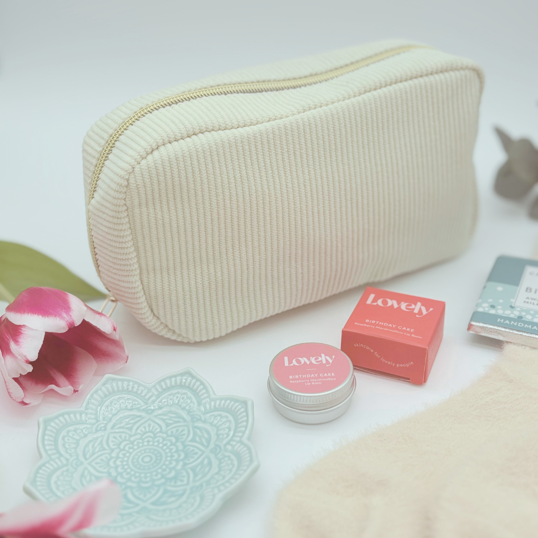 Birthday Pamper Gift Box For Her - Cream