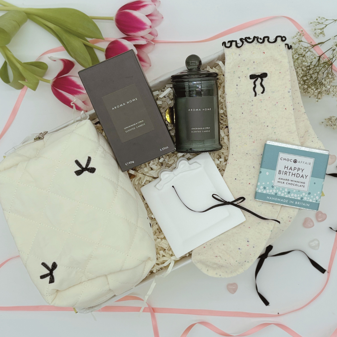 Luxury Cream Bow Gift Set – Birthday, Bridesmaid Or Thank You Gift For Her