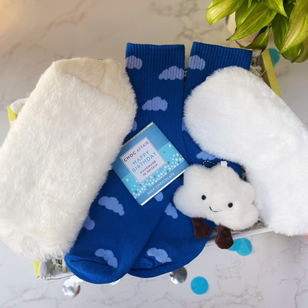Head In The Clouds Gift Box – A Sleep Well Cosy Treat For Birthdays, Well Done Or Just Because