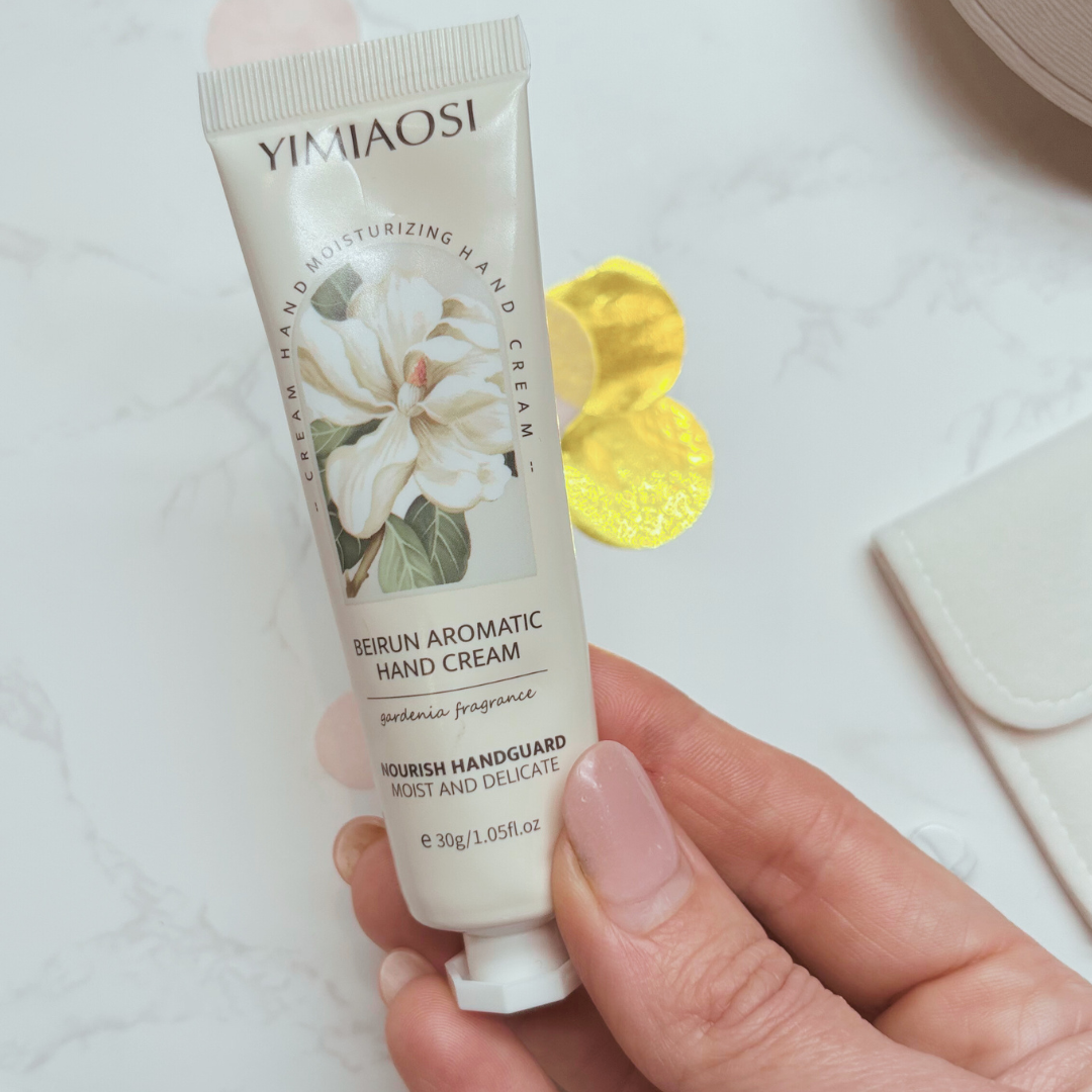 Cosy Self Care Gift For Her – Slippers, Gold Earrings, Makeup Bag & Hand Cream (SILVER)