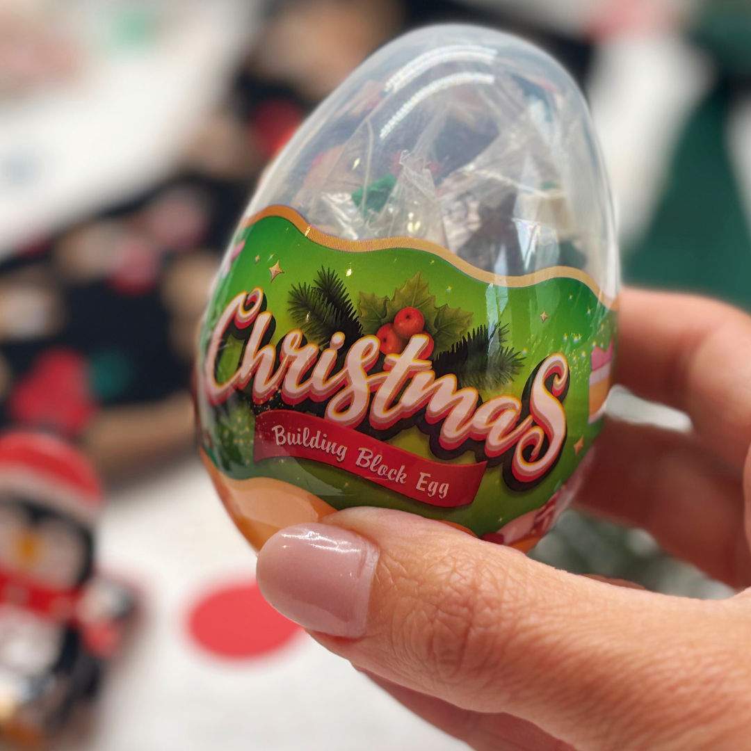 Kids & Tween Christmas Craft Gift Box – Festive Socks, Crafts, Toy, Hair Clip & Bag Charm