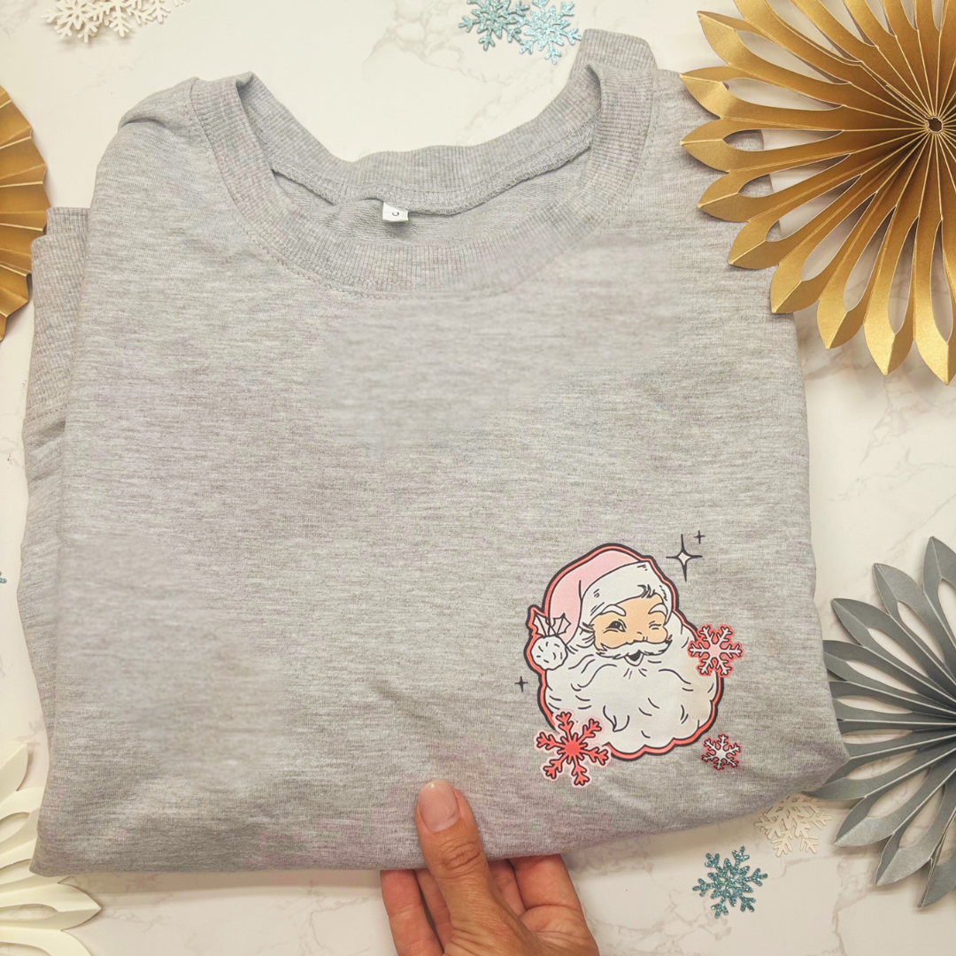 Don’t Stop Believin’ Christmas Jumper Gift Box – Grey Sweatshirt Xmas Present