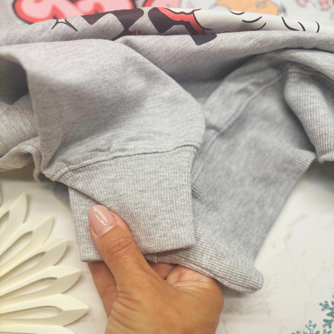 Don’t Stop Believin’ Christmas Jumper Gift Box – Grey Sweatshirt Xmas Present