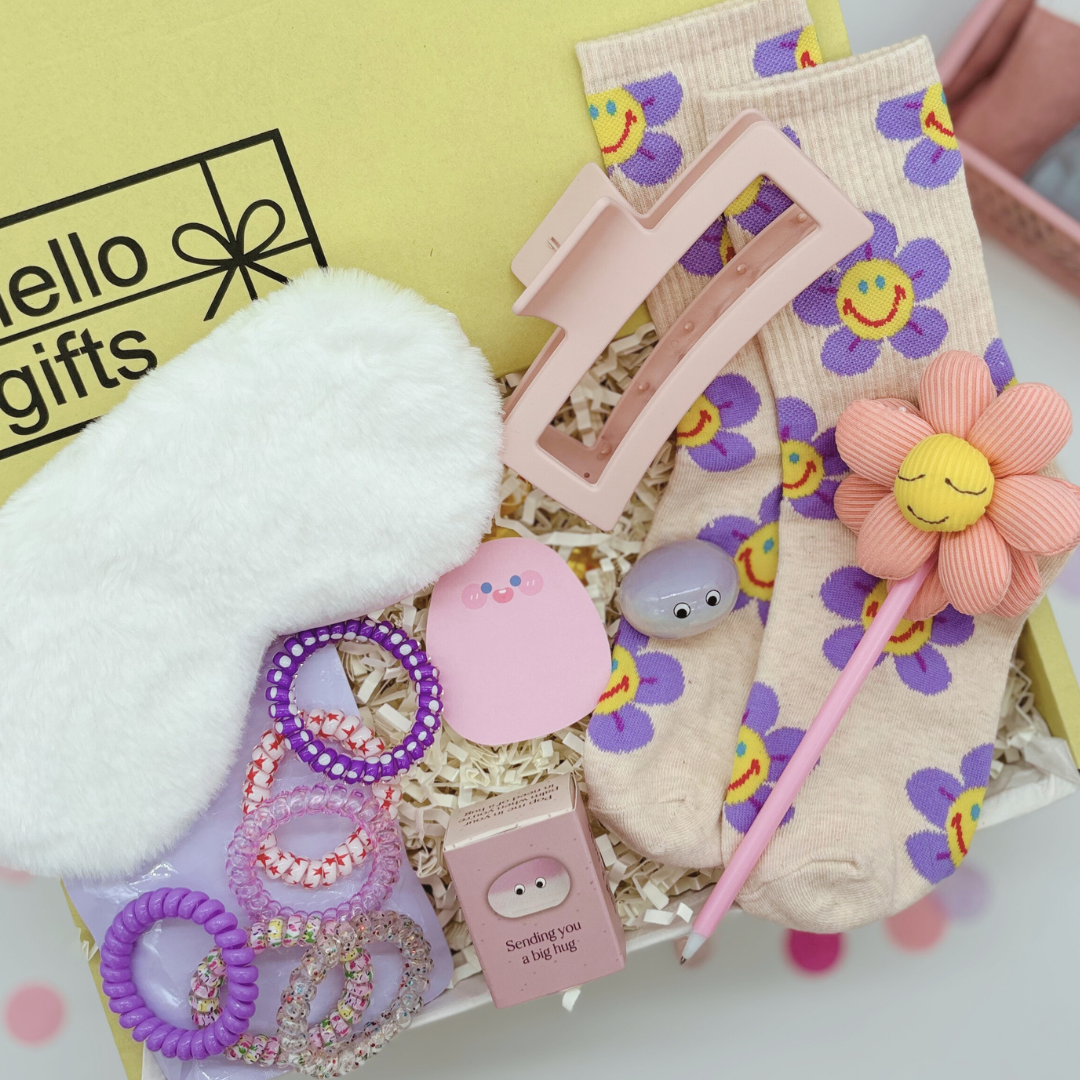 Hug in a Box – Cheerful Gift for Teens. Perfect for Exam Season