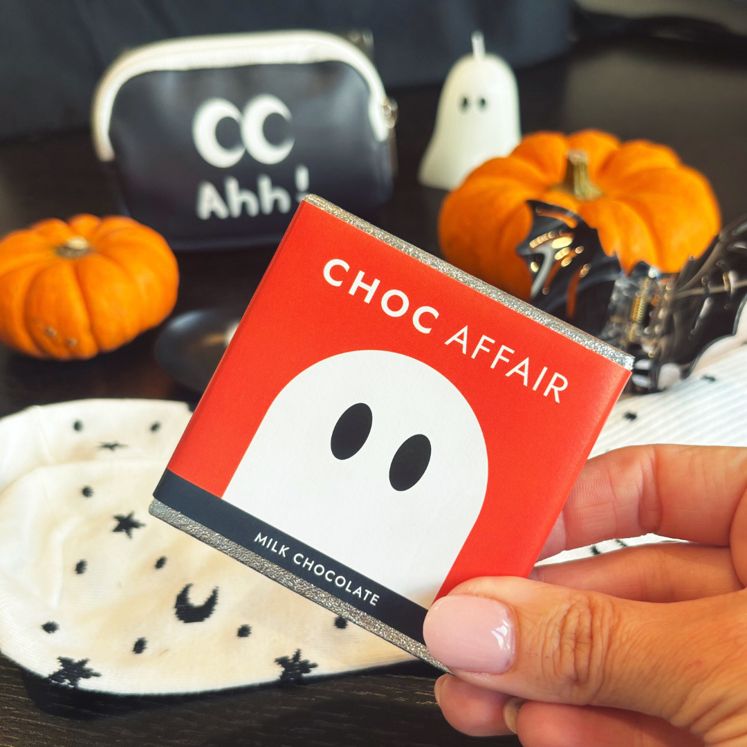 Halloween Boo Box – Six Spooky Accessories & Ghost Chocolate Gift for Teens & Tweens LIMITED EDITION