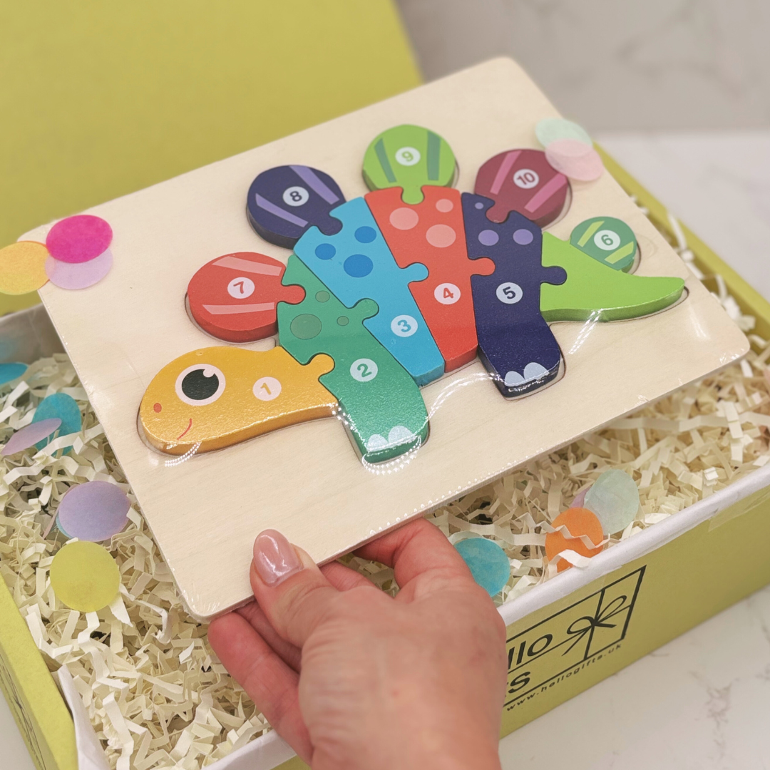 Crocodile Wooden Jigsaw Letterbox Gift