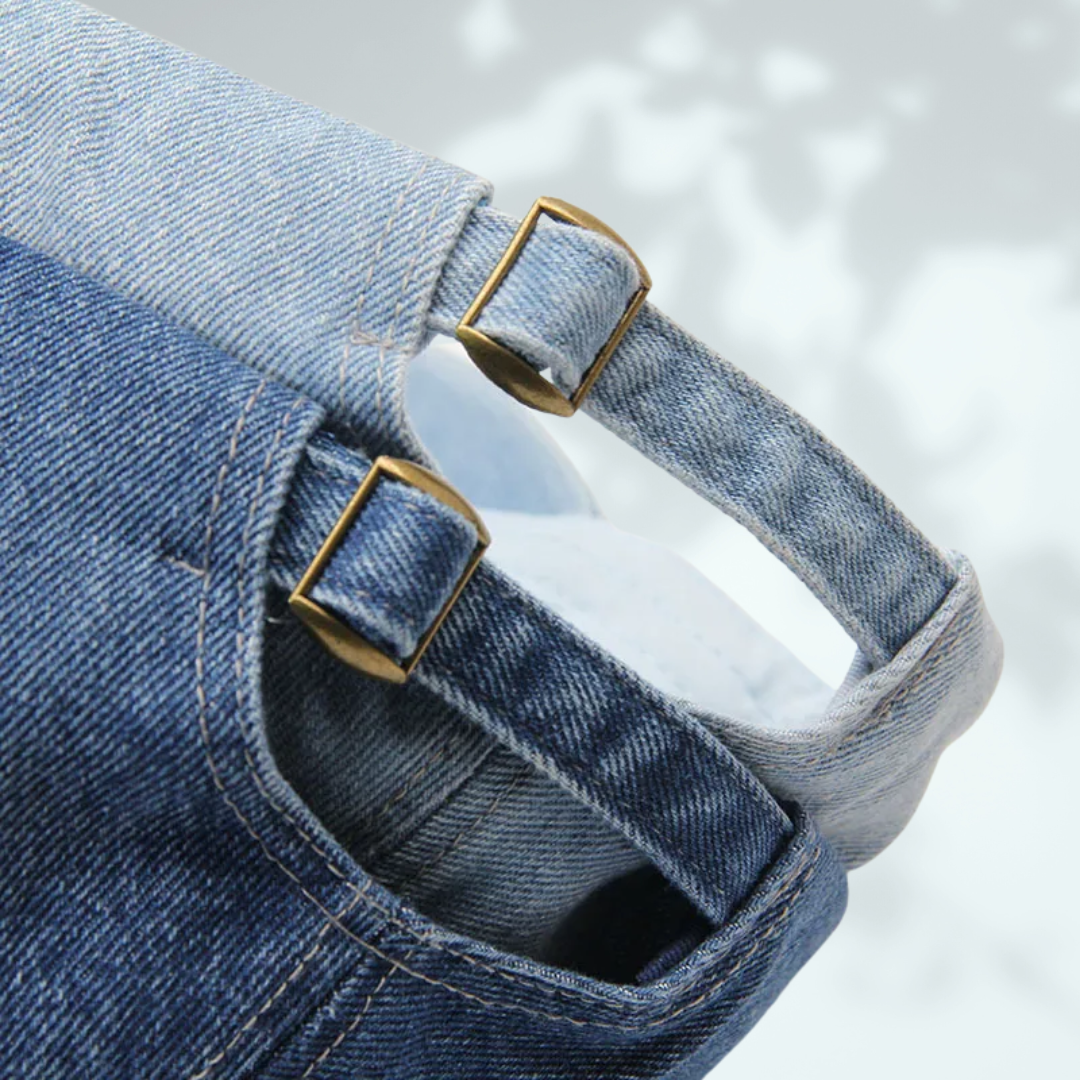 Denim Peaked Cap -3 colours