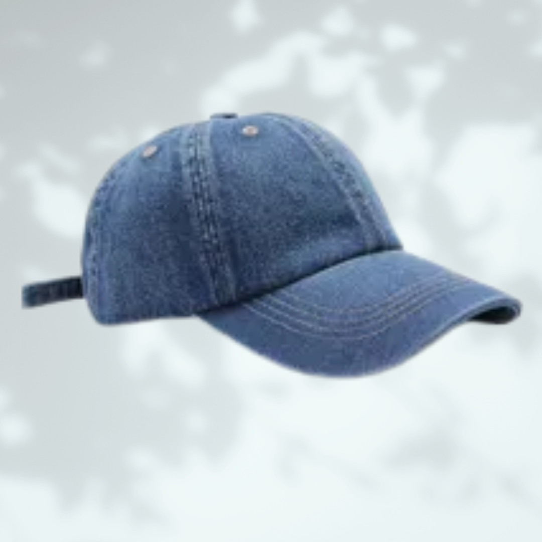 Denim Peaked Cap -3 colours