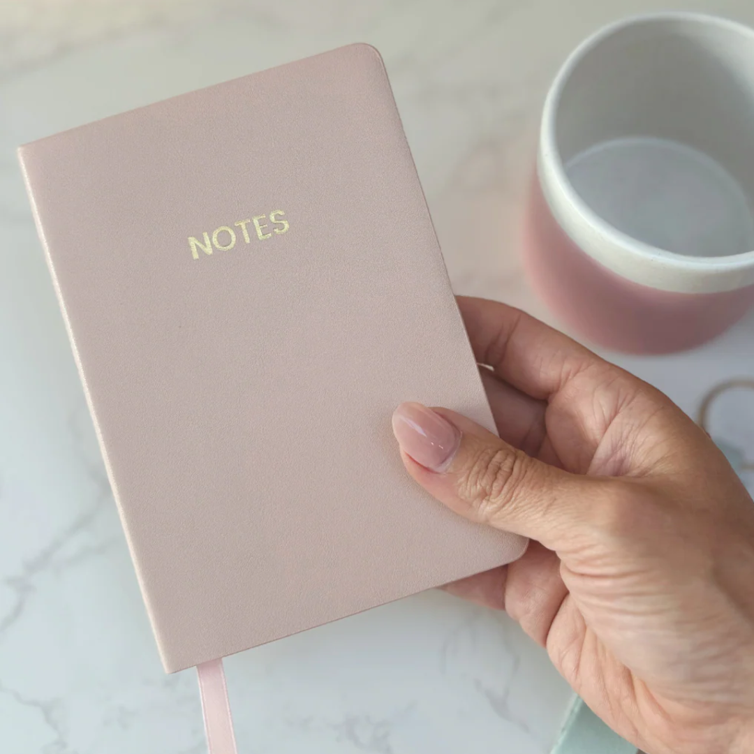 Luxury Pink Letterbox Gift for Her – Notebook, Socks, Purse & Key strap