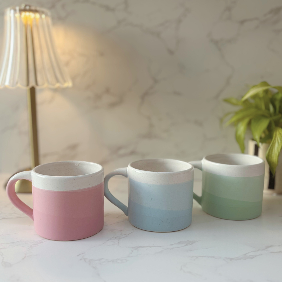 Stylish Gift Box For Her – Ombre Mug, Notebook And Keyring Set In Green