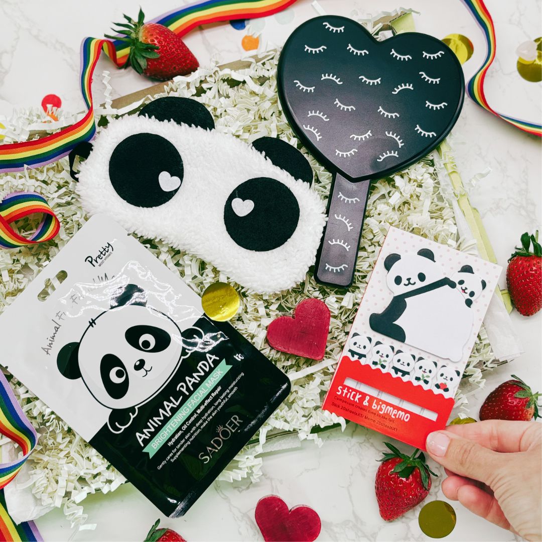 Panda themed teen tween gift box