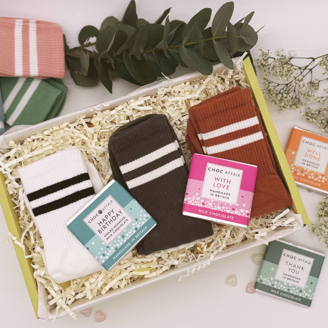 Yoga, Pilates, Lifestyle Grip Socks Letterbox Gift Set - Dark
