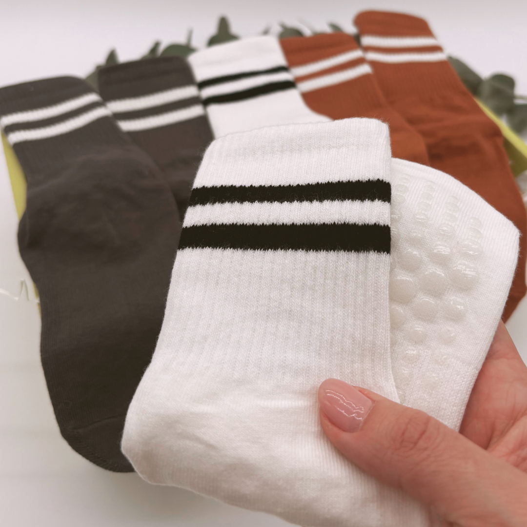 Yoga, Pilates, Lifestyle Grip Socks Letterbox Gift Set - Dark