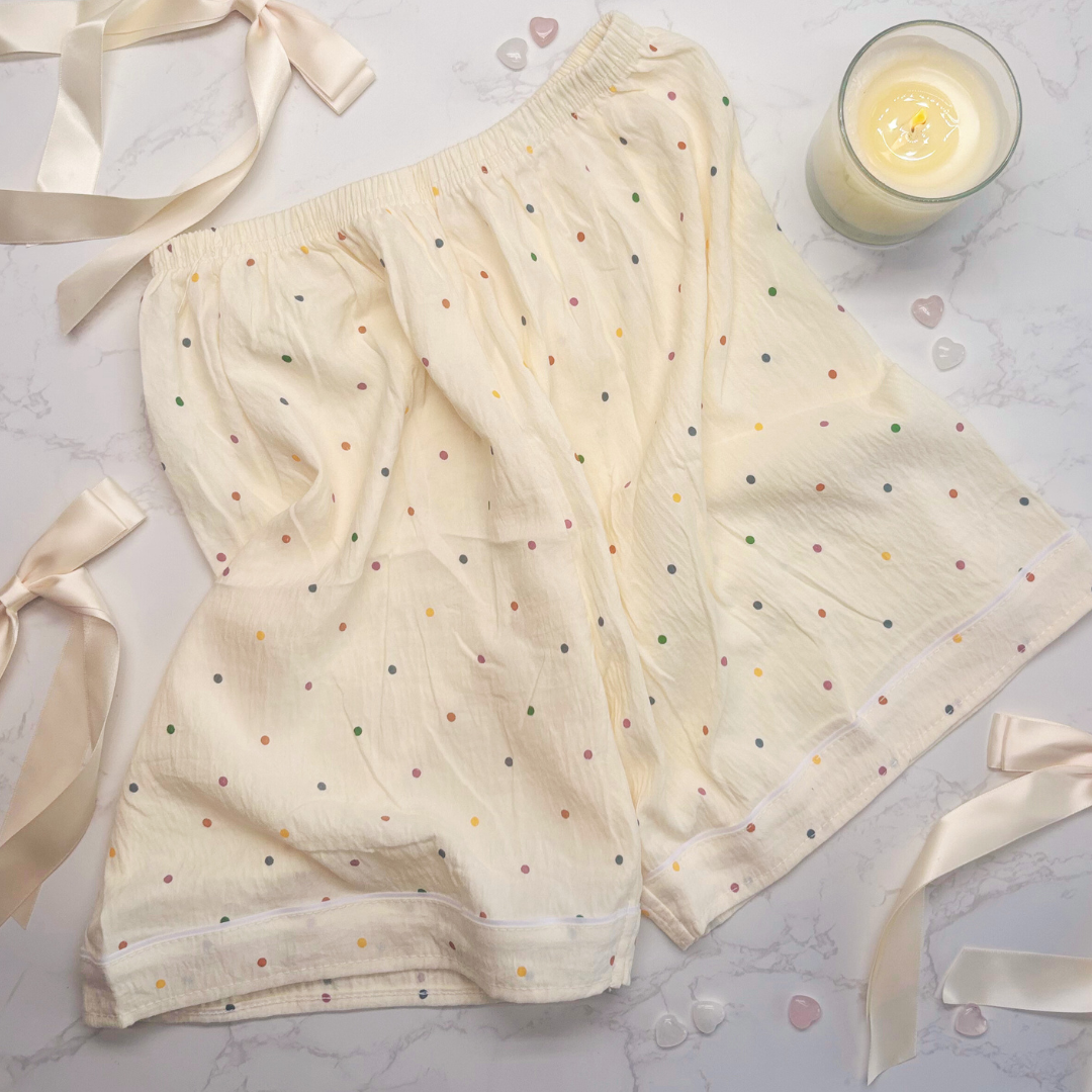 Spotty Pyjamas & Eye Mask Christmas Gift Box – PJs for Her, Teen, Sister, Daughter