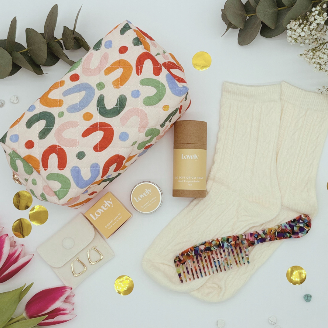 Quilted Cotton Make Up Bag (Colour) NEW