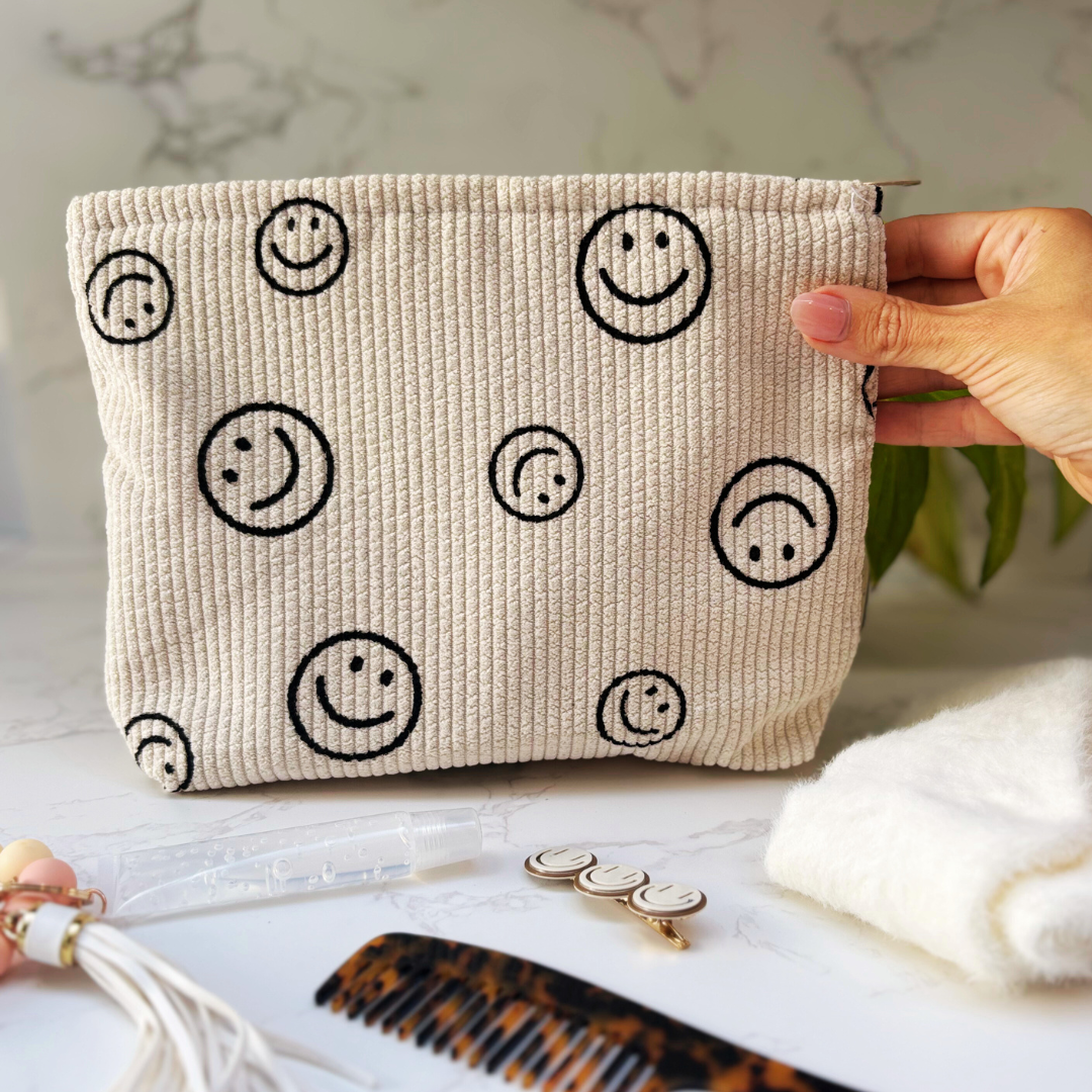 Happy Birthday Gift Box For Her – Cream Smiley Edition