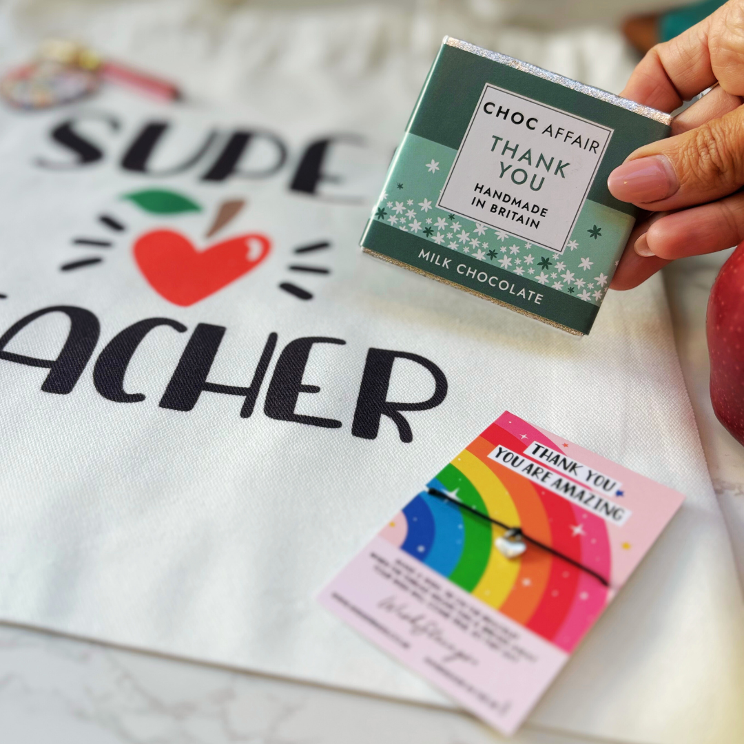 Super Teacher Thank You Gift Box – Rainbow Treats & Keepsakes