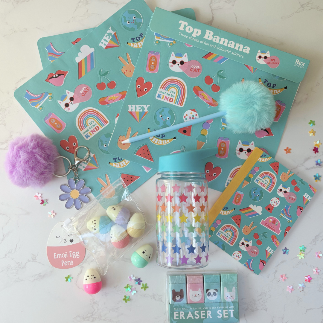 Happy Vibes Gift Box For Tween Girls – Stars, Stickers And Stationery