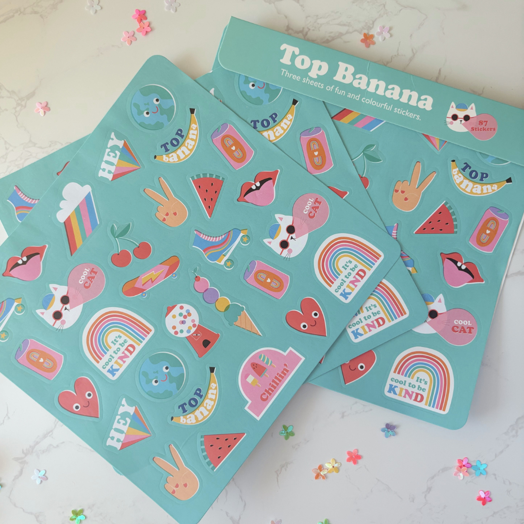 Happy Vibes Gift Box For Tween Girls – Stars, Stickers And Stationery