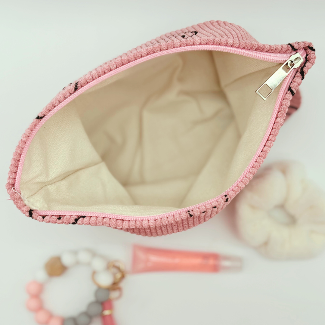 Smiley Face Cosmetic / Make Up Bag - NEW