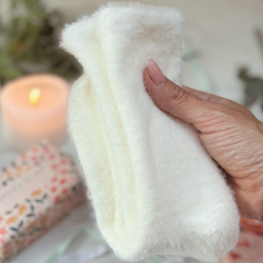 With Love – A Cosy Gift Box For Her – Socks, Soap, Lip Balm And Bracelet Gift Set – Ideal For Birthday, Thanks Or Just Because