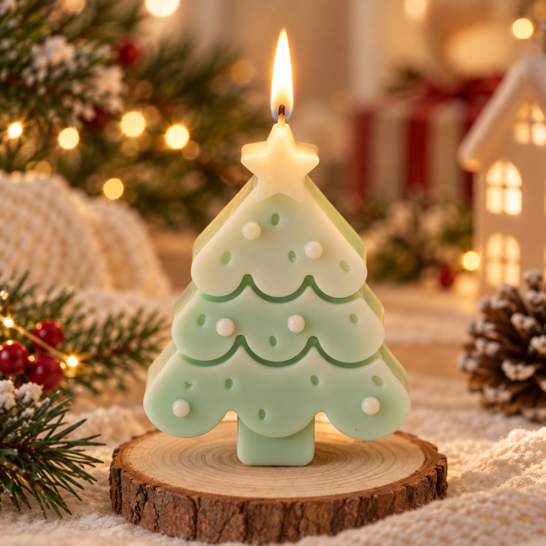 Christmas Tree Candle