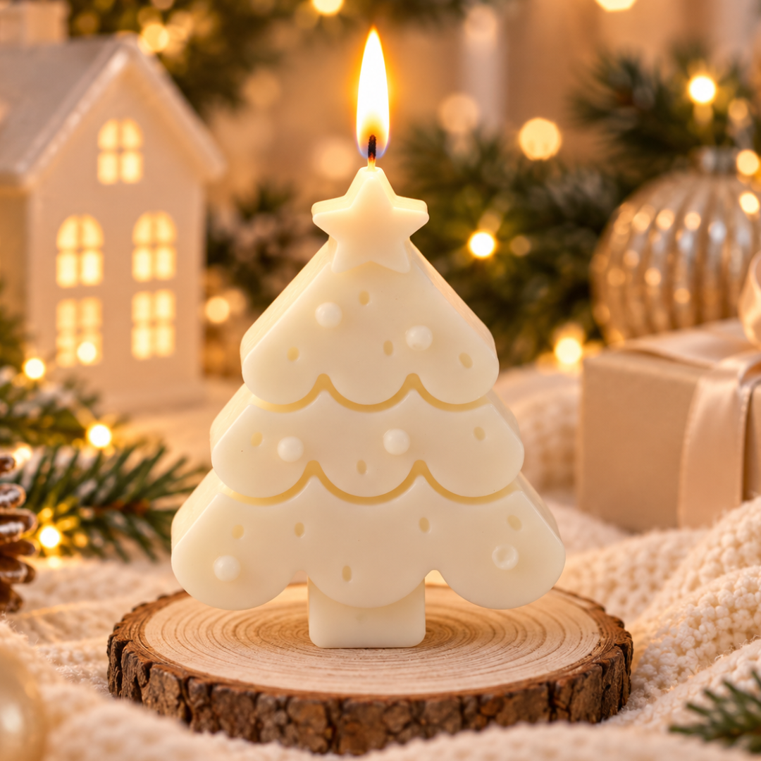 Christmas tree candle