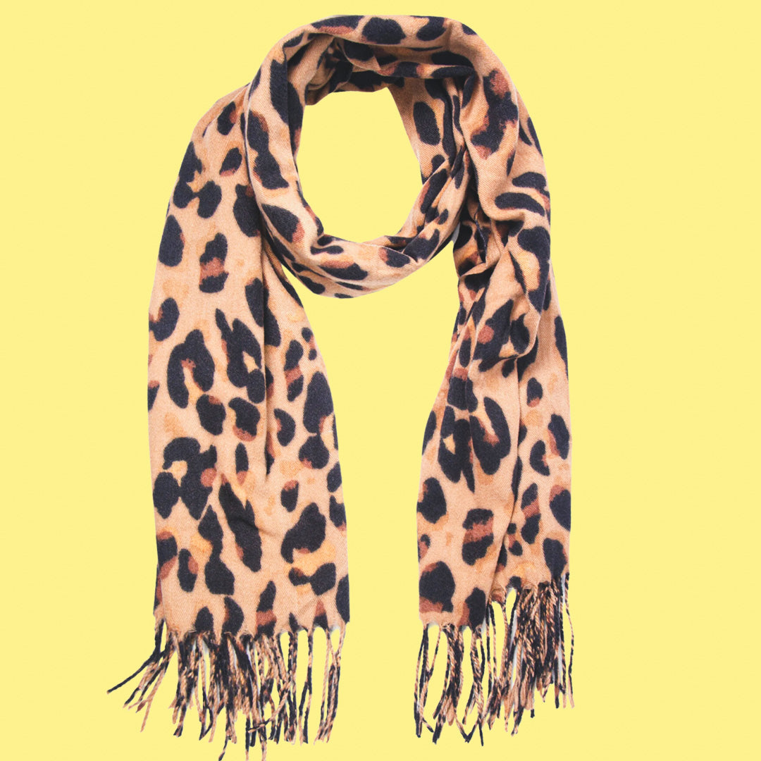 Leopard Print Scarf - 2 colour options
