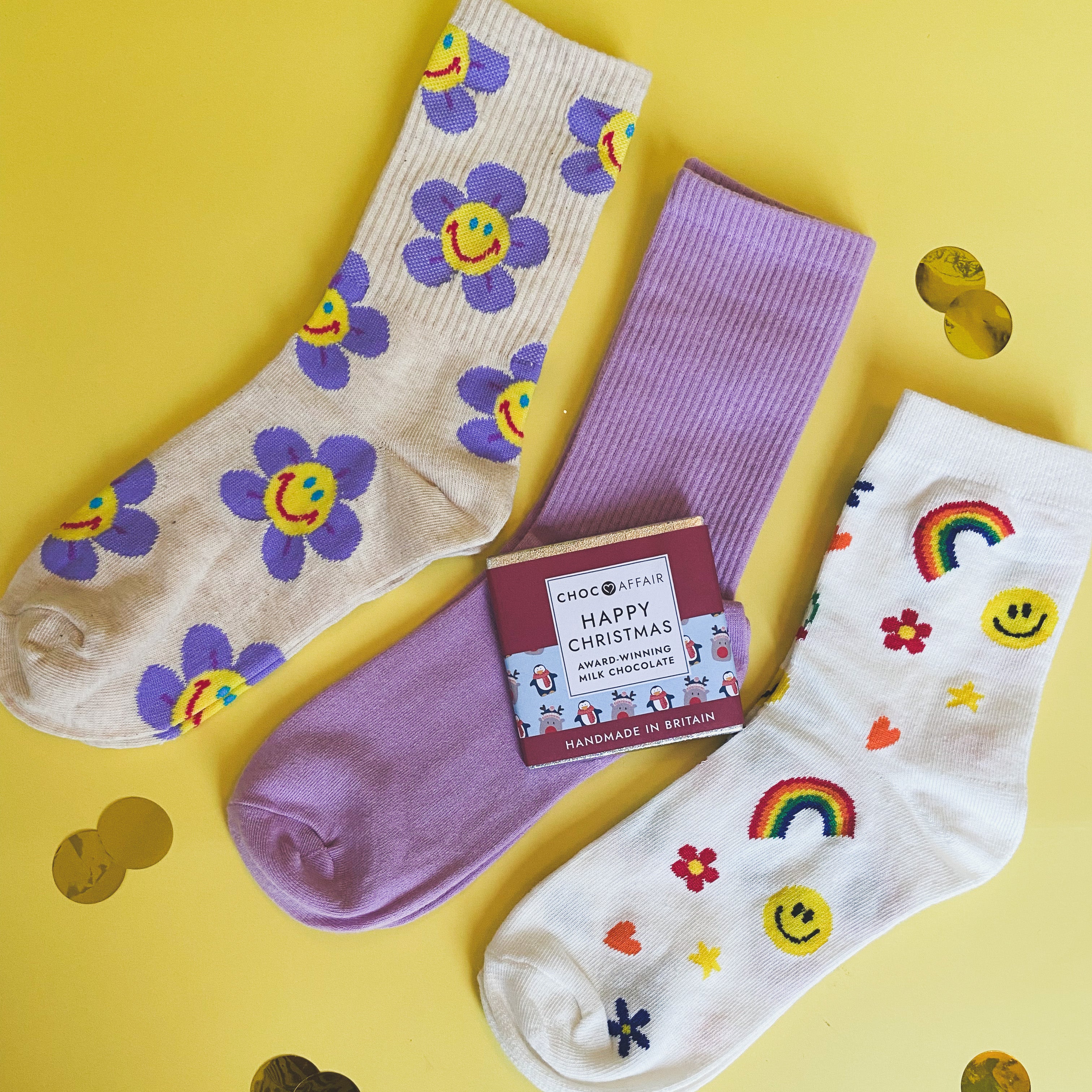 The Merry and Bright Christmas Sock Box