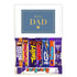 Assorted chocolate bars in a pack with &