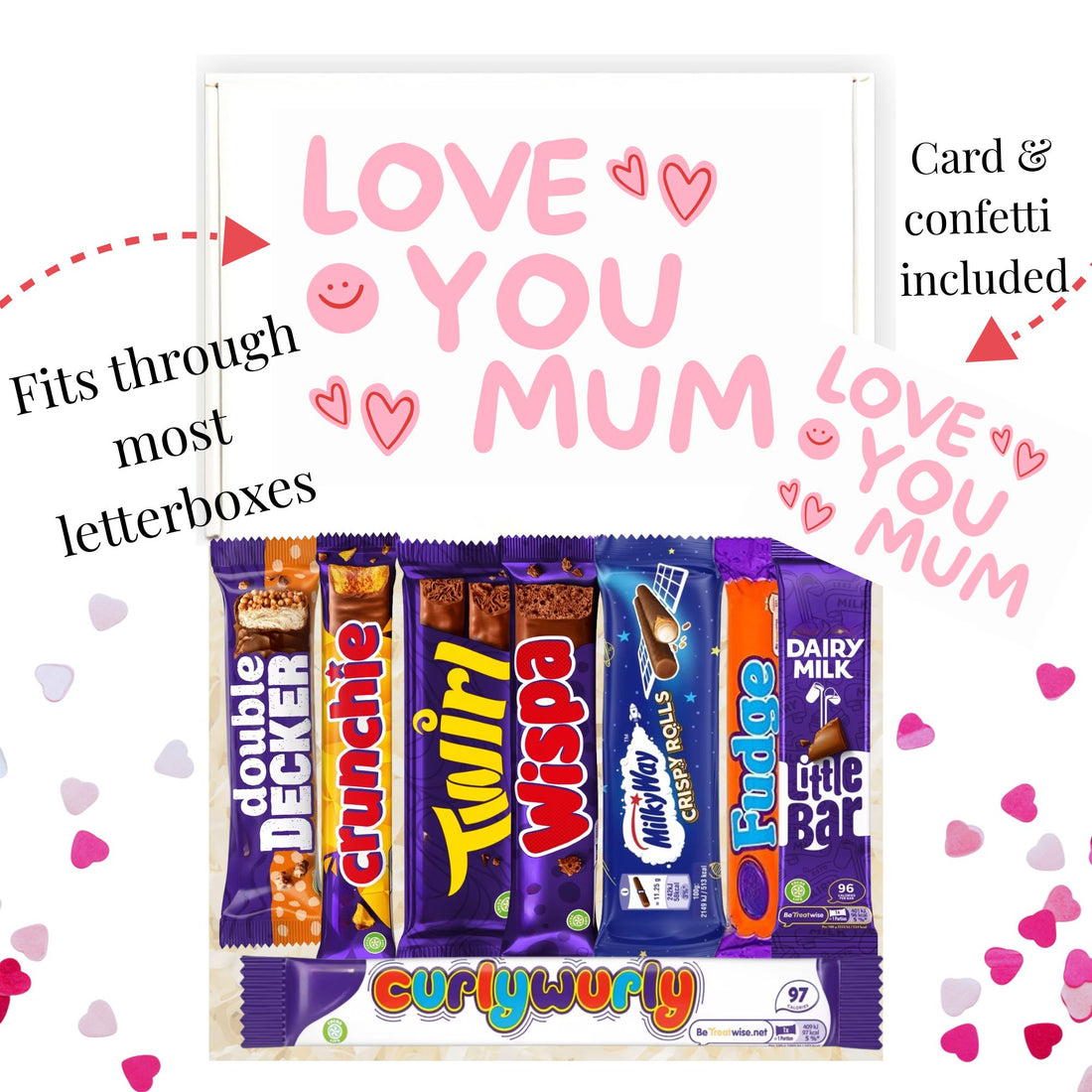 Love You Mum Chocolate Letterbox Gift Box