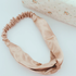 Blush satin vintage style hair band 