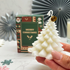 White Christmas Tree Candle