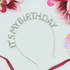 Its My Birthday Headband
