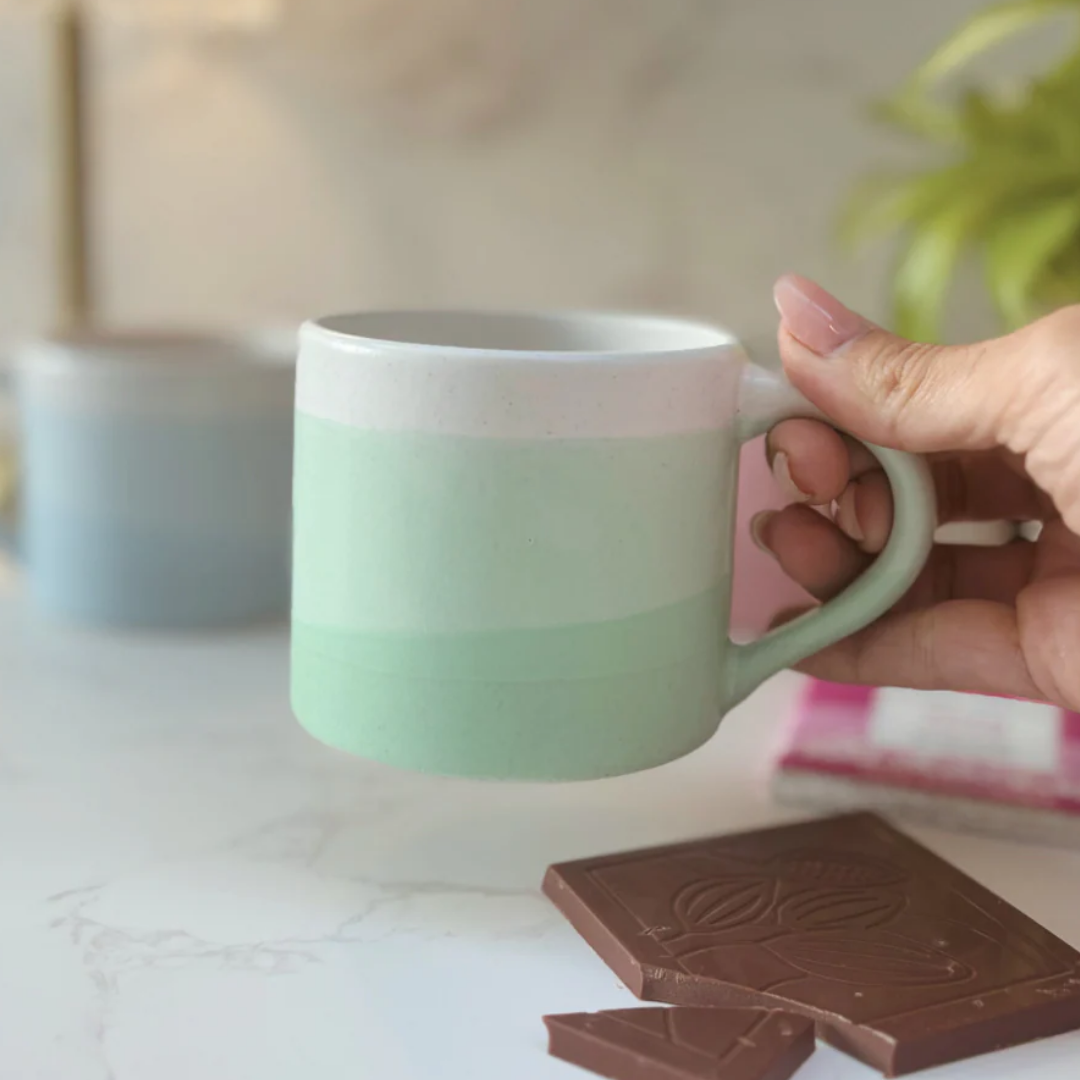 Pastel Green Ceramic Mug