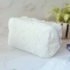 Cream Fluffy Makeup Bag