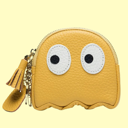 Blinky! - Real Leather Purse Mustard Yellow