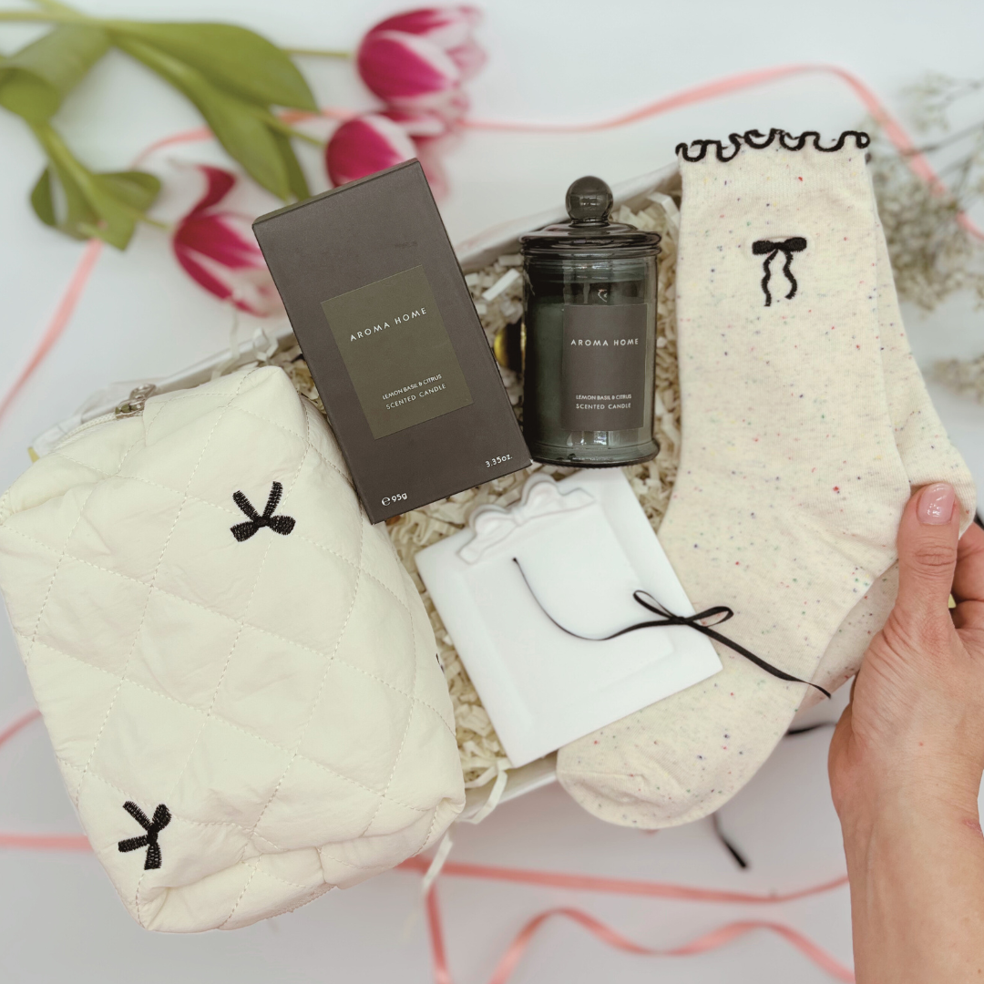 Luxury Cream Bow Gift Set – Birthday, Bridesmaid Or Thank You Gift For Her