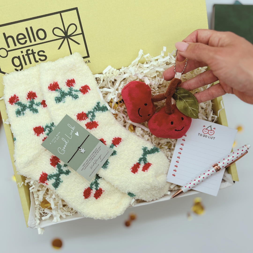 Cherry Good Luck Gift Box – Exam and Revision Care Package