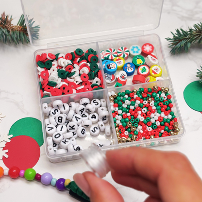 Kids &amp; Tween Christmas Craft Gift Box – Festive Socks, Crafts, Toy, Hair Clip &amp; Bag Charm
