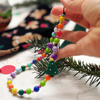 Kids &amp; Tween Christmas Craft Gift Box – Festive Socks, Crafts, Toy, Hair Clip &amp; Bag Charm