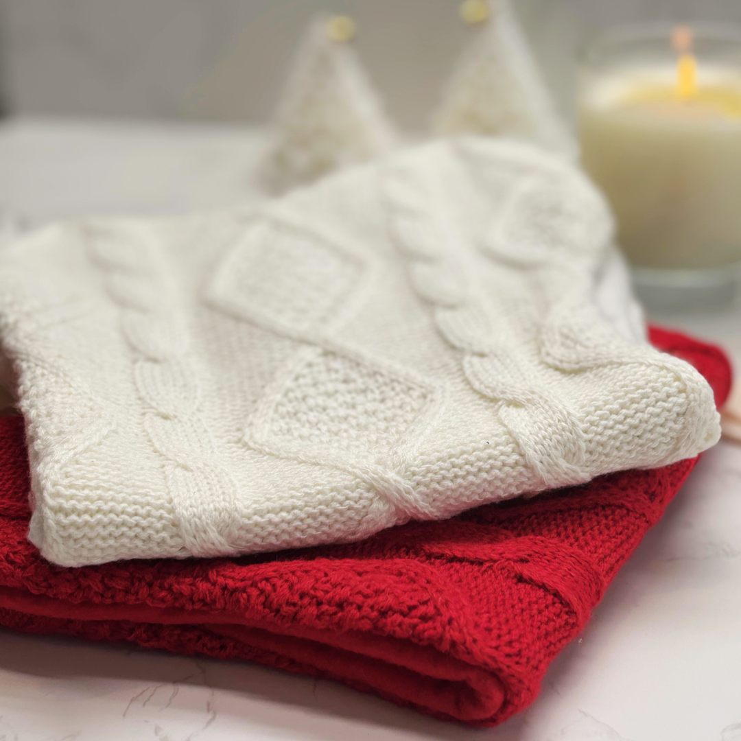 White Dog Bone Christmas Stocking – Cute Pet Gift for Dogs &amp; Puppies