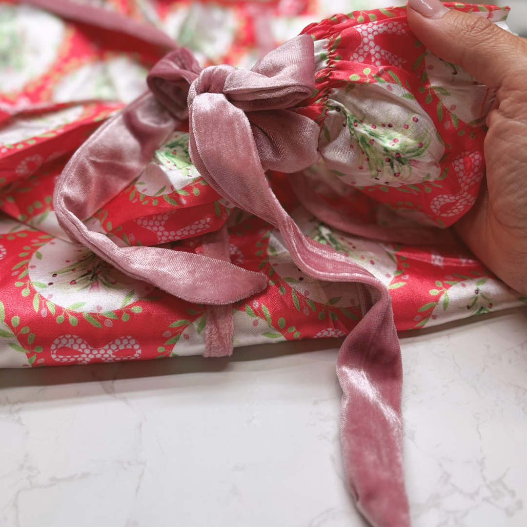 Luxury Christmas Pyjamas Gift Box – Limited Edition Festive Sleepwear for Her - RED