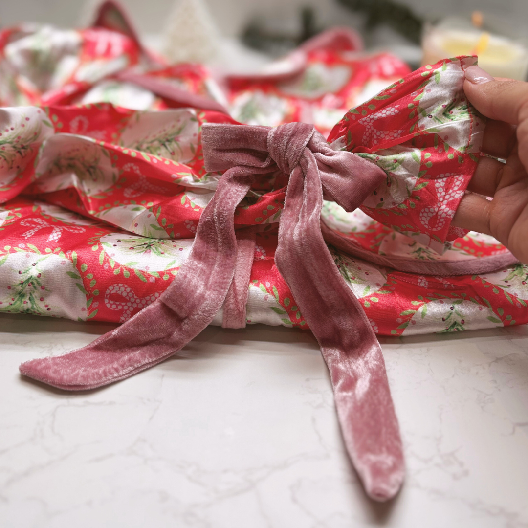 Luxury Christmas Pyjamas Gift Box – Limited Edition Festive Sleepwear for Her - RED