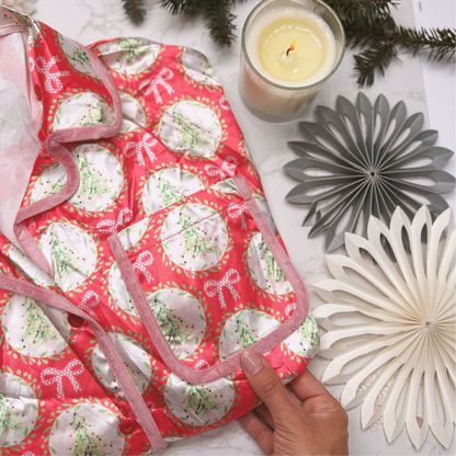 Luxury Christmas Pyjamas Gift Box – Limited Edition Festive Sleepwear for Her - RED