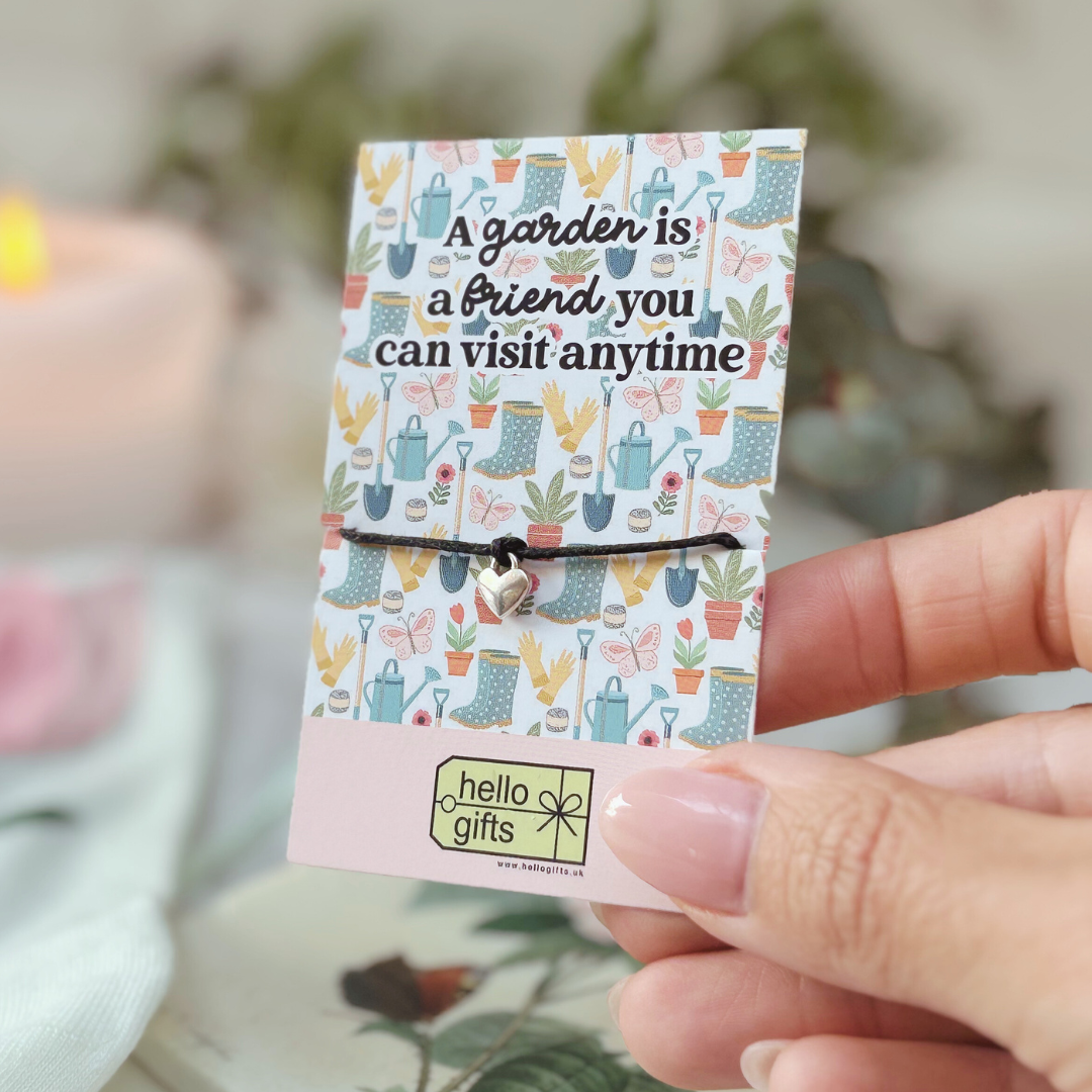 Garden Lover’s Gift Box – Mug, Socks, Pen, Coaster &amp; Bracelet Set