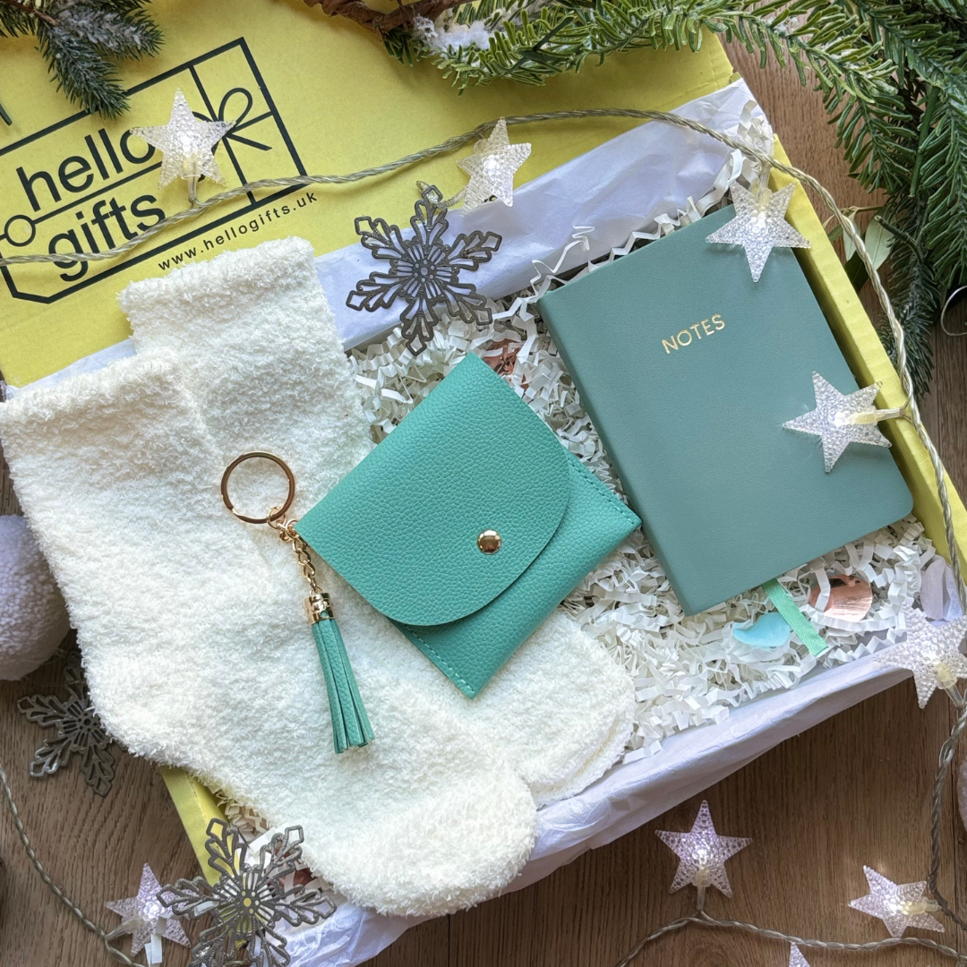 For Her Essentials Letter Box Gift - GREEN